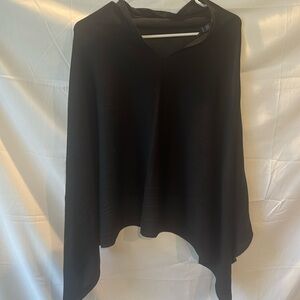 🖤 Eileen Fisher Black Cape / Poncho